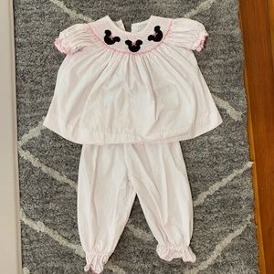 Smocked Minnie Mouse outfit never worn